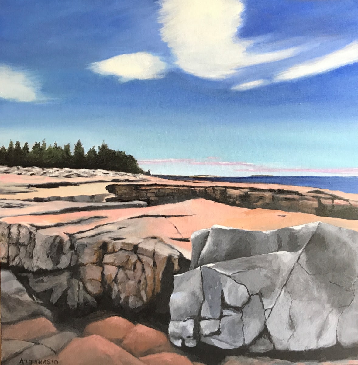 Schoodic Point by John Attanasio Fine Art Studio 