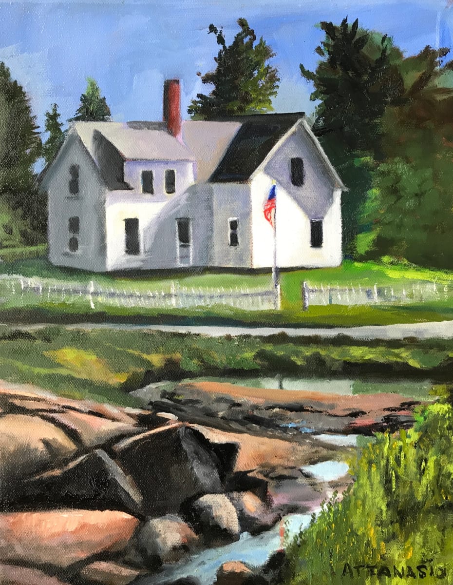 House on Tidal Creek by John Attanasio Fine Art Studio, Image 1.
