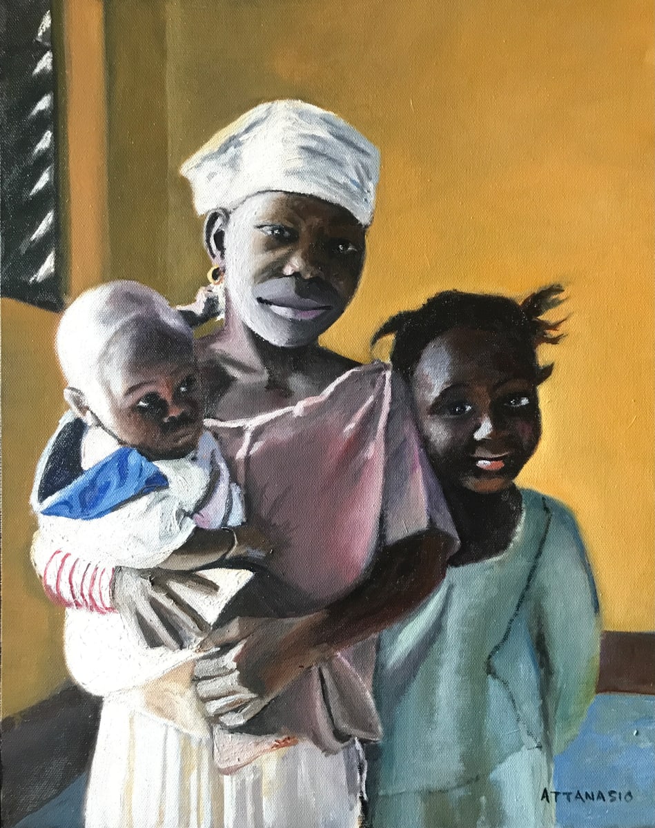 Three Sisters in Sikasso by John Attanasio 