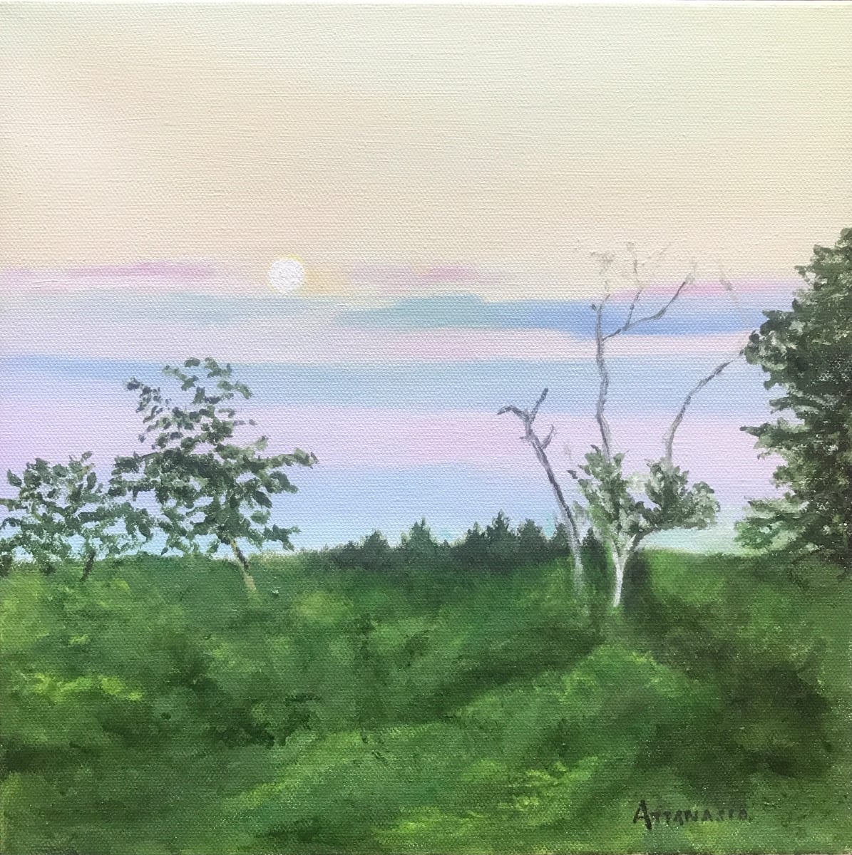 Moonrise at Sunset by John Attanasio, Image 1.