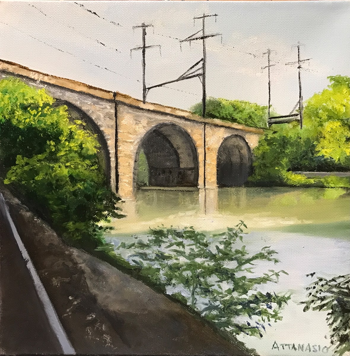Railway Bridge over Schuylkill by John Attanasio, Image 1.