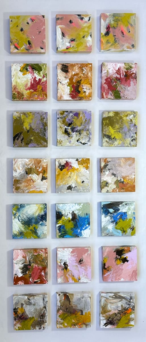 28 Mini Abstracts by Beverly Todd, Image 1.