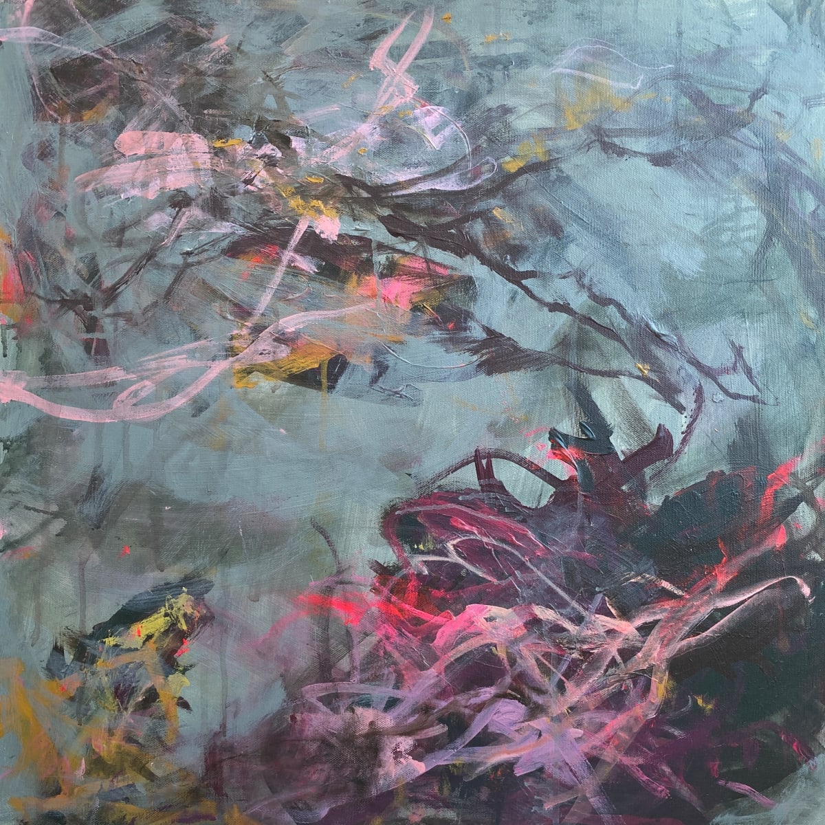 Peace Blooms Again II by Beverly Todd  Image: idden among the dark of winter, of war, of everyday life, there is light... A small bloom growing. Here is Peace Blooms Again II.