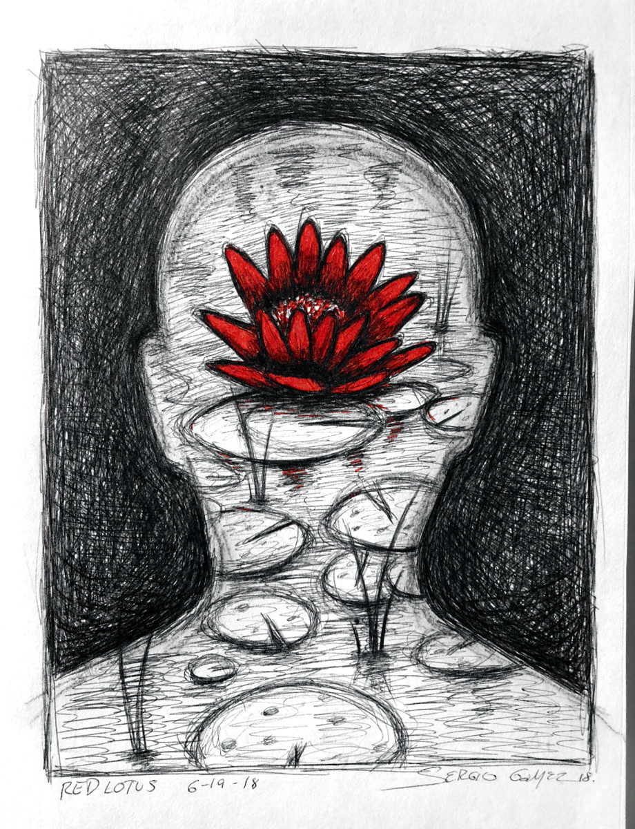 Red Lotus by Sergio Gomez  