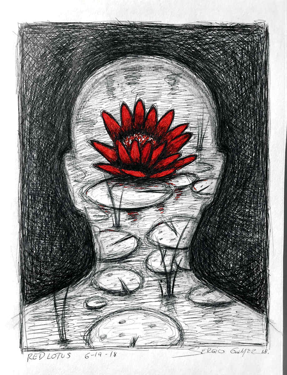 Red Lotus by Sergio Gomez , Image 1.