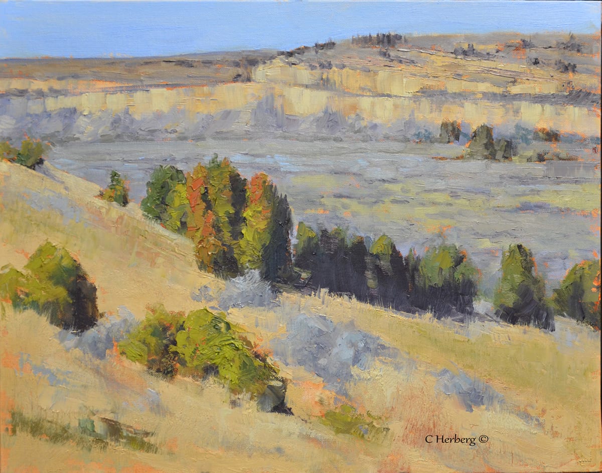 Juniper and Rimrocks by Connie Herberg 