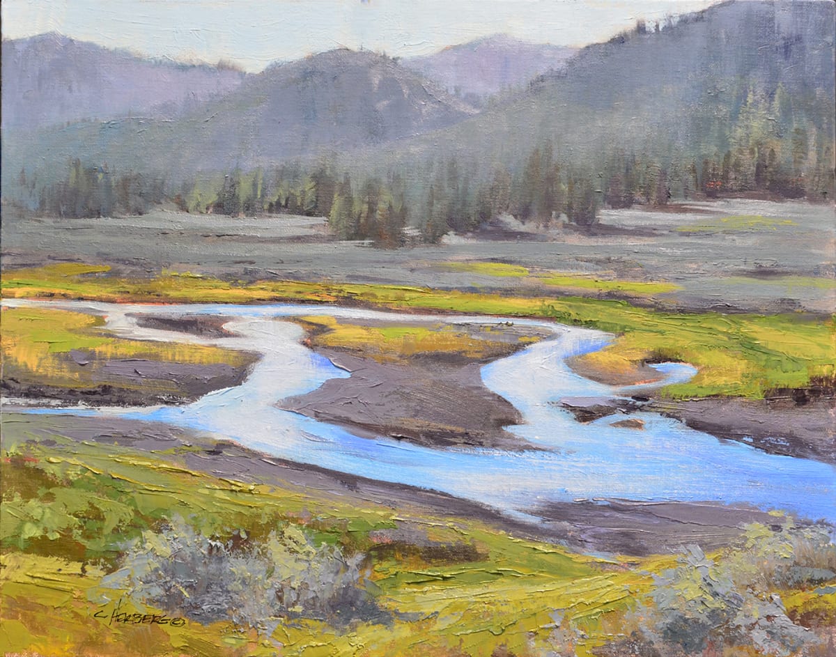 Lamar River by Connie Herberg 