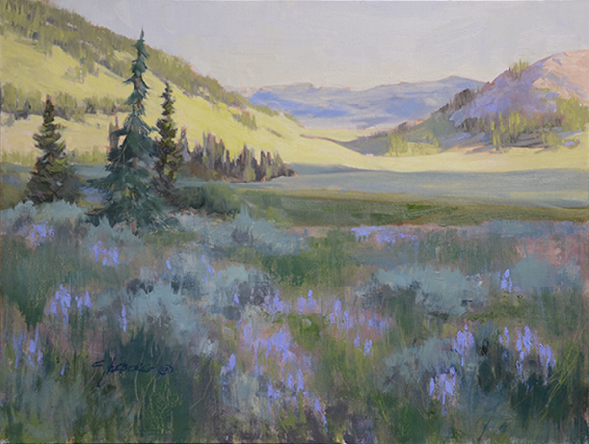 Lupine Meadows by Connie Herberg 