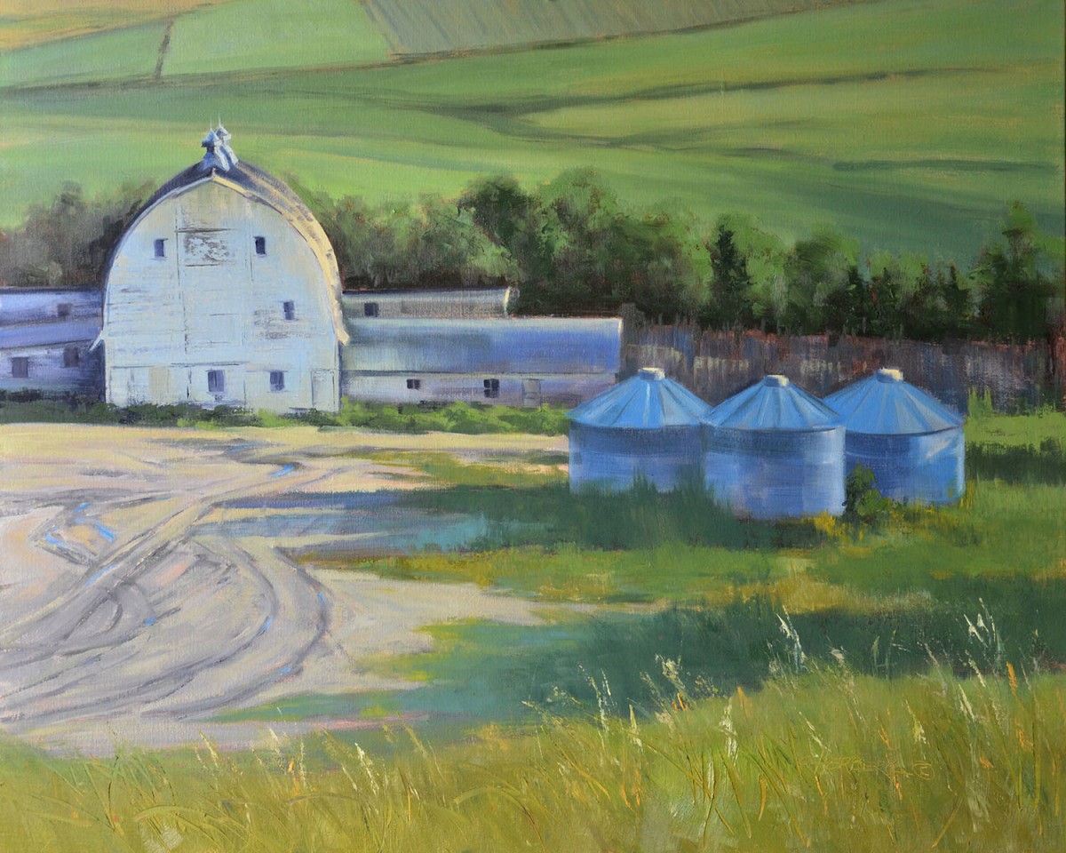 White Barn by Connie Herberg 