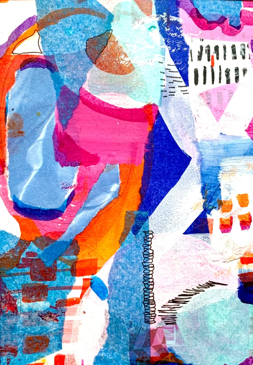 Mixed Media Collage 2 by Sally Hootnick, Image 2.