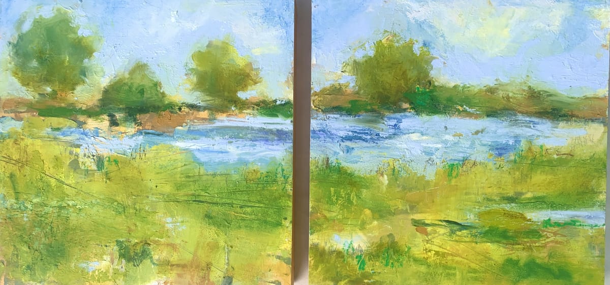 Pond Diptych, Image 1.