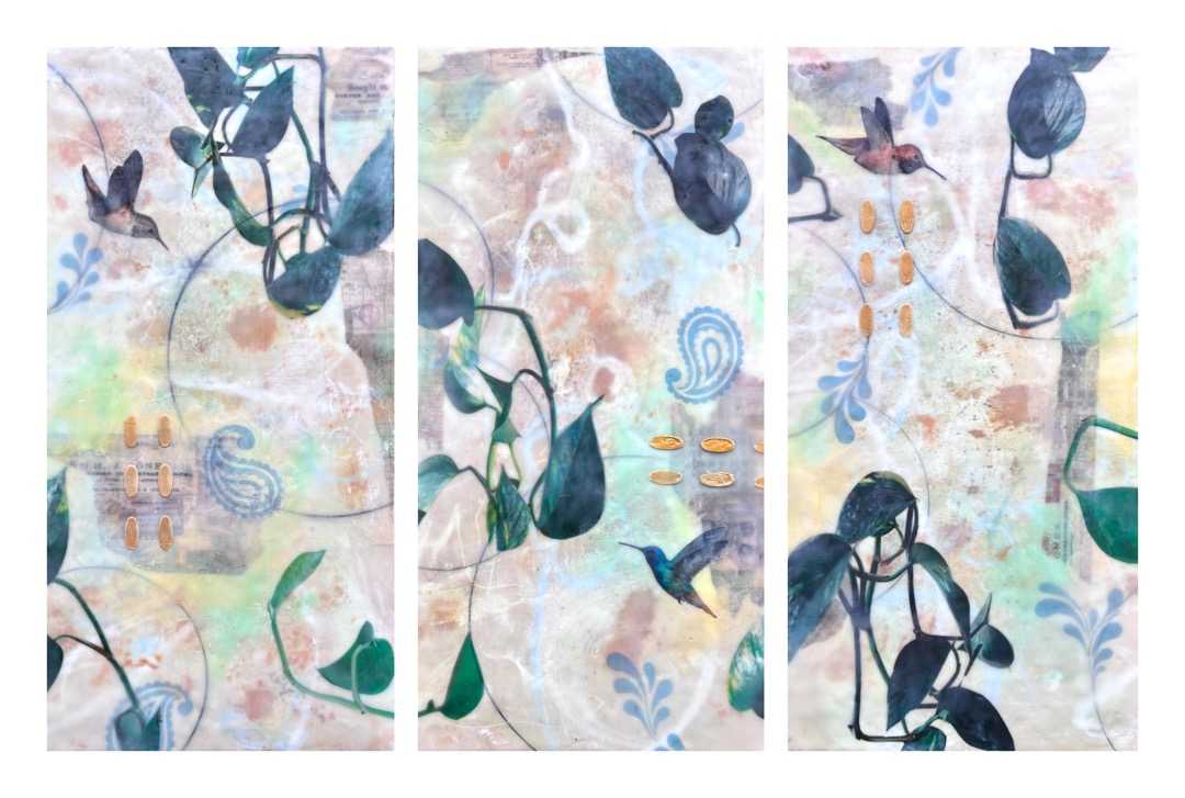 Tangled Triptych by Sally Hootnick, Image 1.
