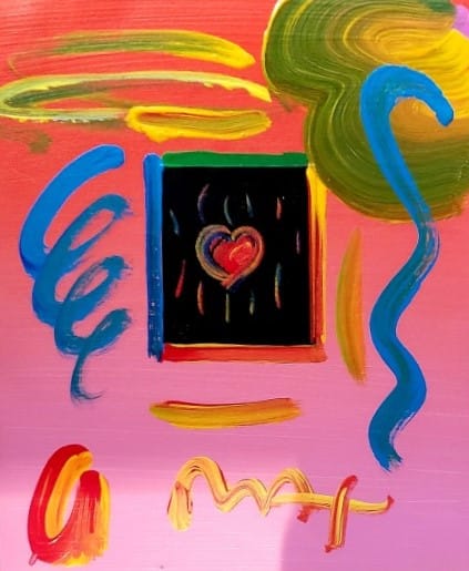 Heart Suite III: Heart 1 #11 by Peter  Max 