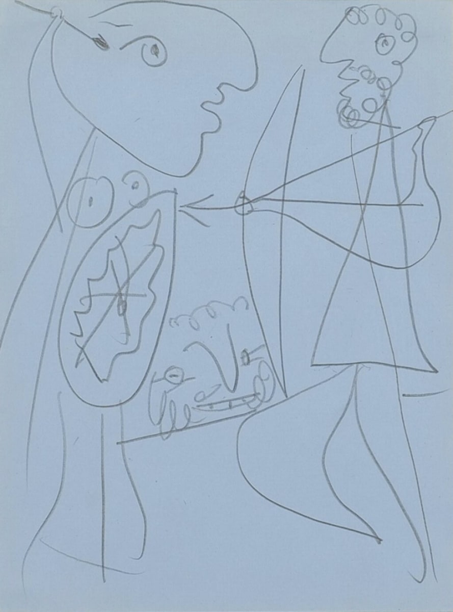 Étude pour ’Lysistrata’ - Divers Personnages by Pablo Picasso 