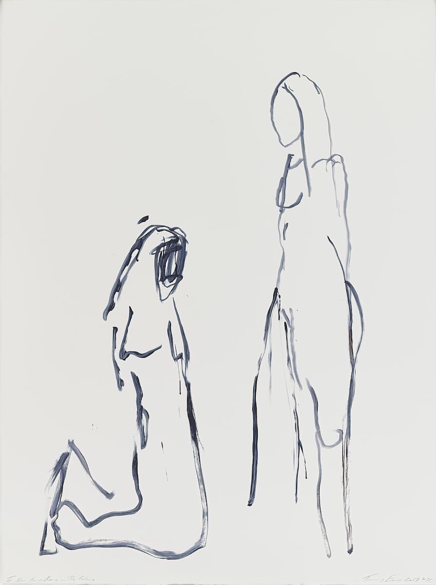 I Saw You in Rome in the Future by Tracey Emin 