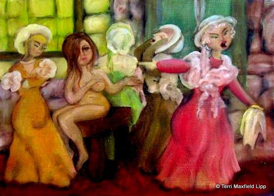 “Studio per Il Processo Di Artemesia” (Study for The Trial of Artemesia) by Terri Maxfield Lipp 