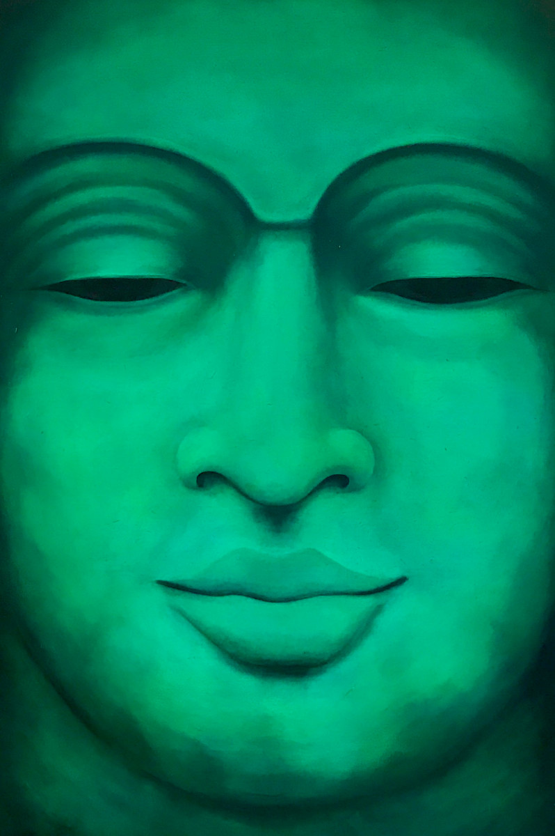 Emerald Buddha by Terri Maxfield Lipp 