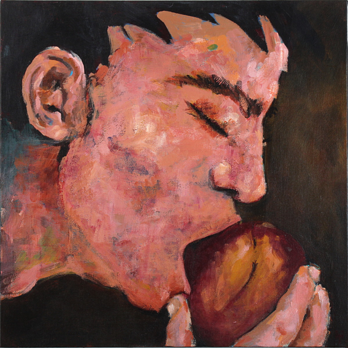 Maneating Peach by Terri Maxfield Lipp 