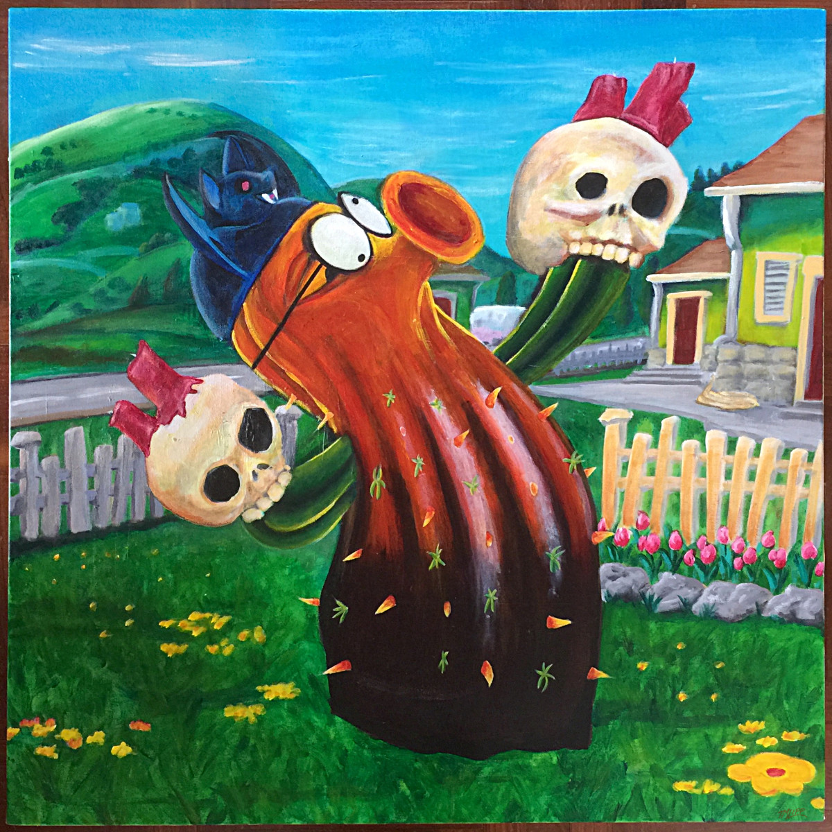 Respect The Cactus (Homage To A Platypus) by Terri Maxfield Lipp 