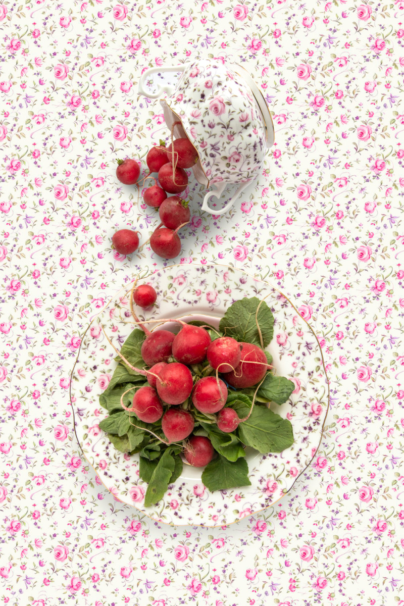 Royal Albert Rose Confetti with Radish by JP Terlizzi 