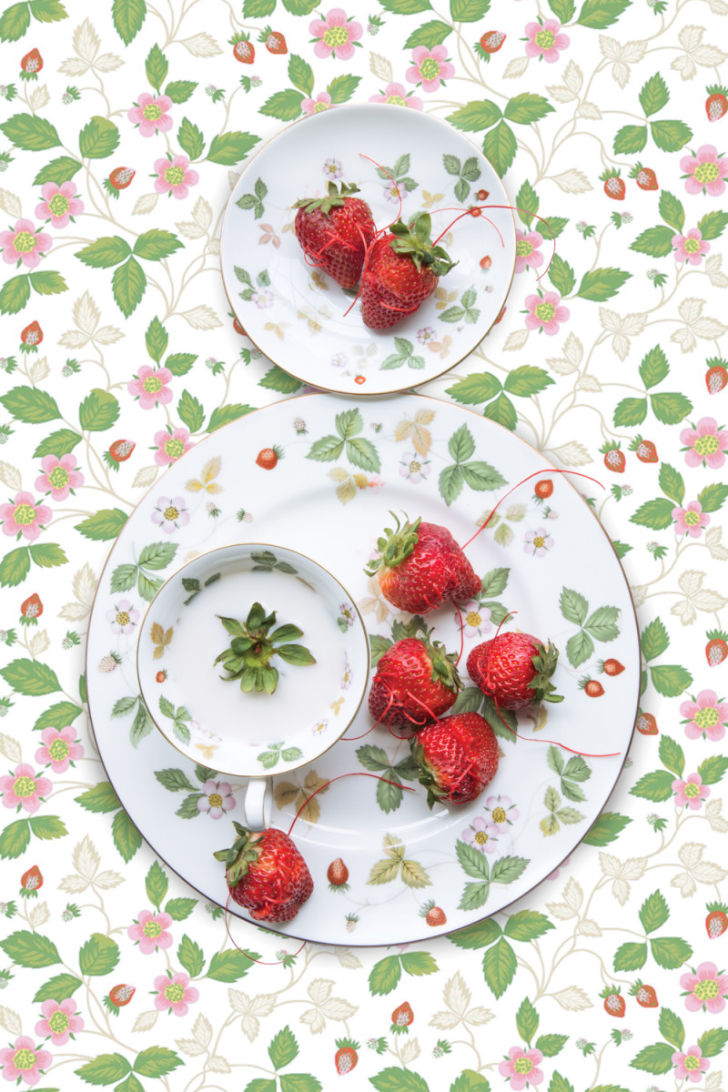 Wedgwood Wild Strawberry with Strawberry by JP Terlizzi 