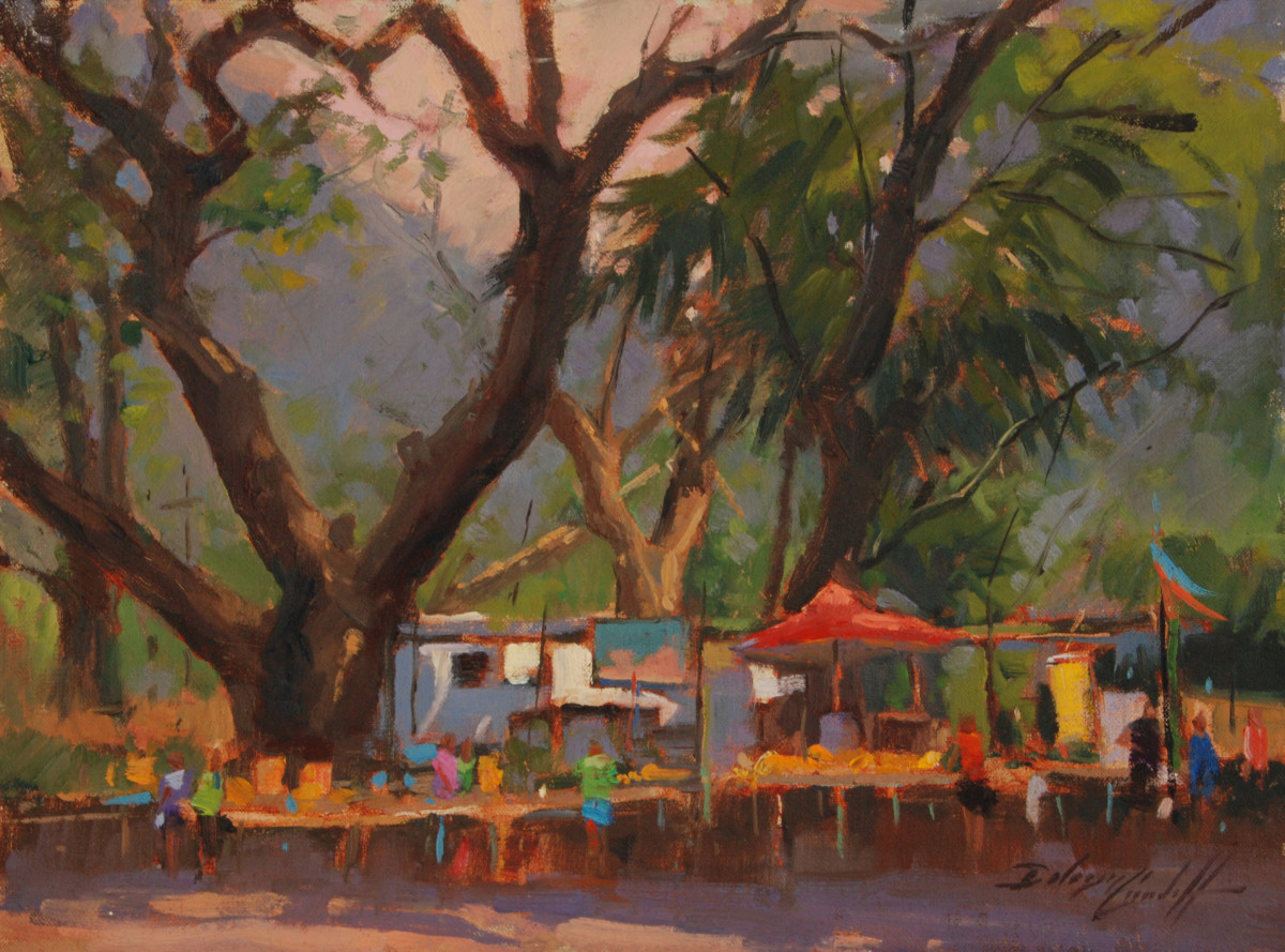 Maui Market Stand by Katie Dobson Cundiff 