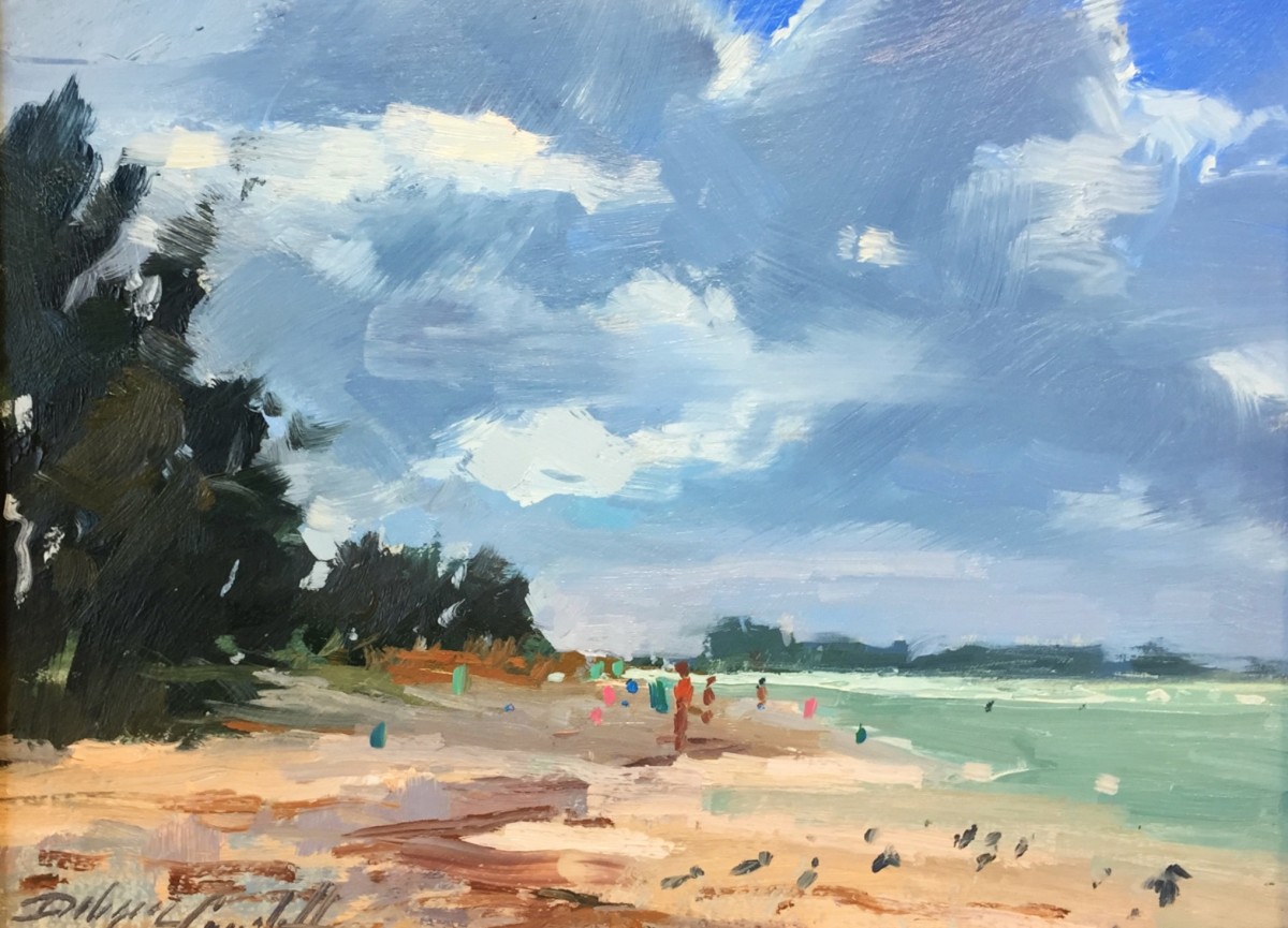 Holmes Beach Clouds by Katie Dobson Cundiff 