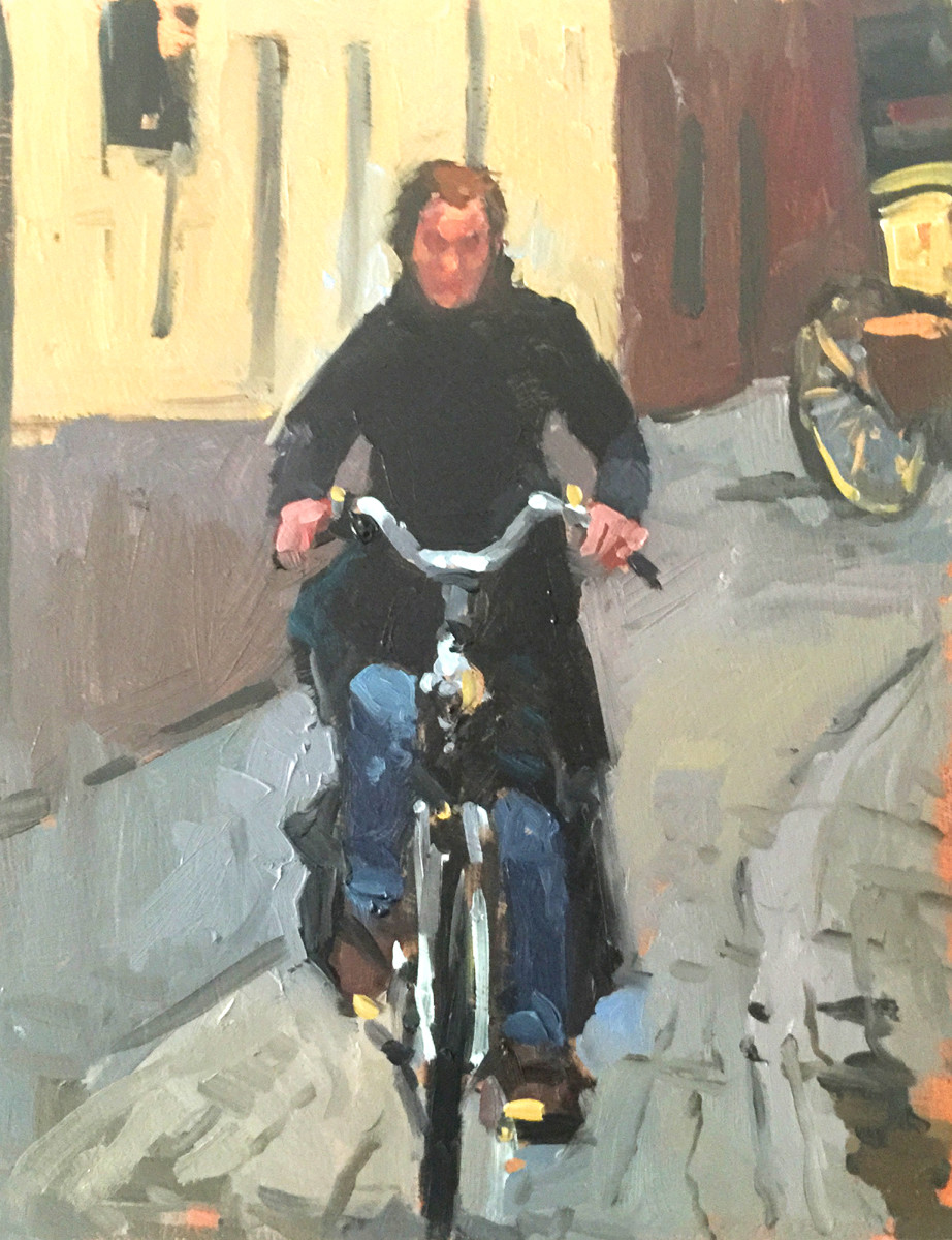 Bicyclist 2 by Katie Dobson Cundiff 