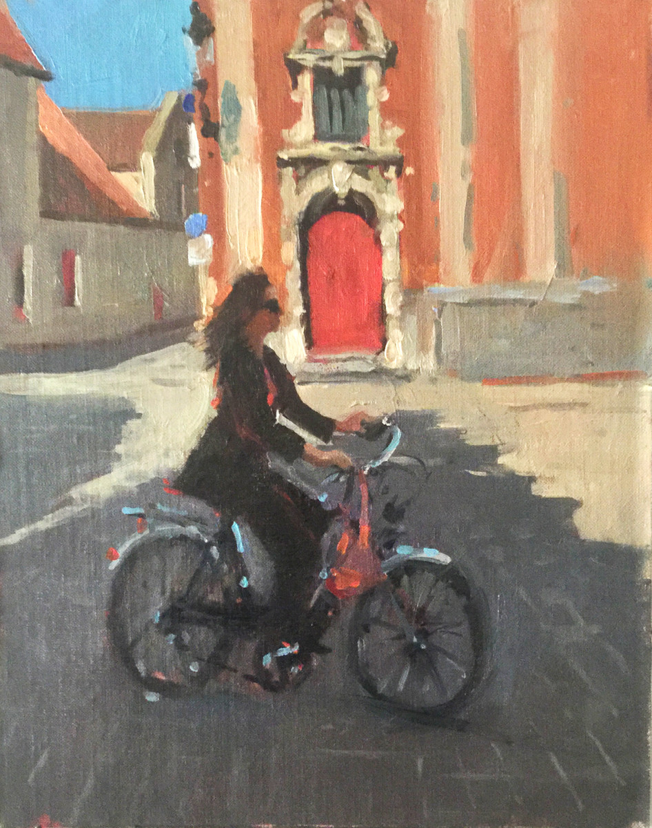 Bicyclist 4 by Katie Dobson Cundiff 