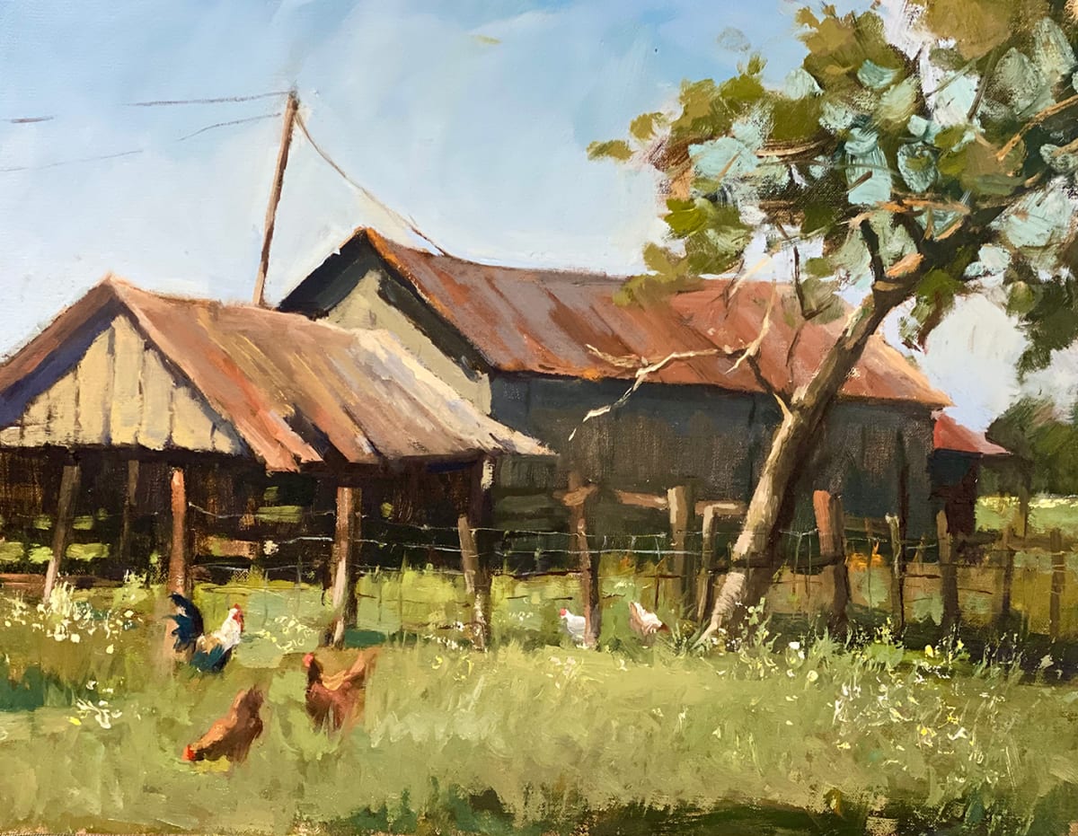Florida Cracker Barn by Katie Dobson Cundiff 
