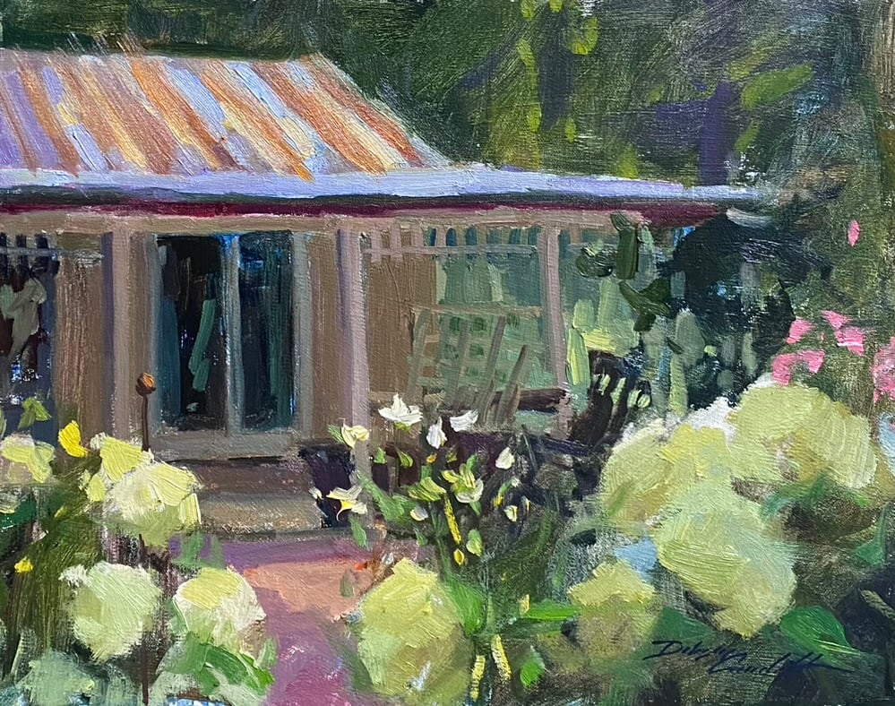 Cottage Porch by Katie Dobson Cundiff 