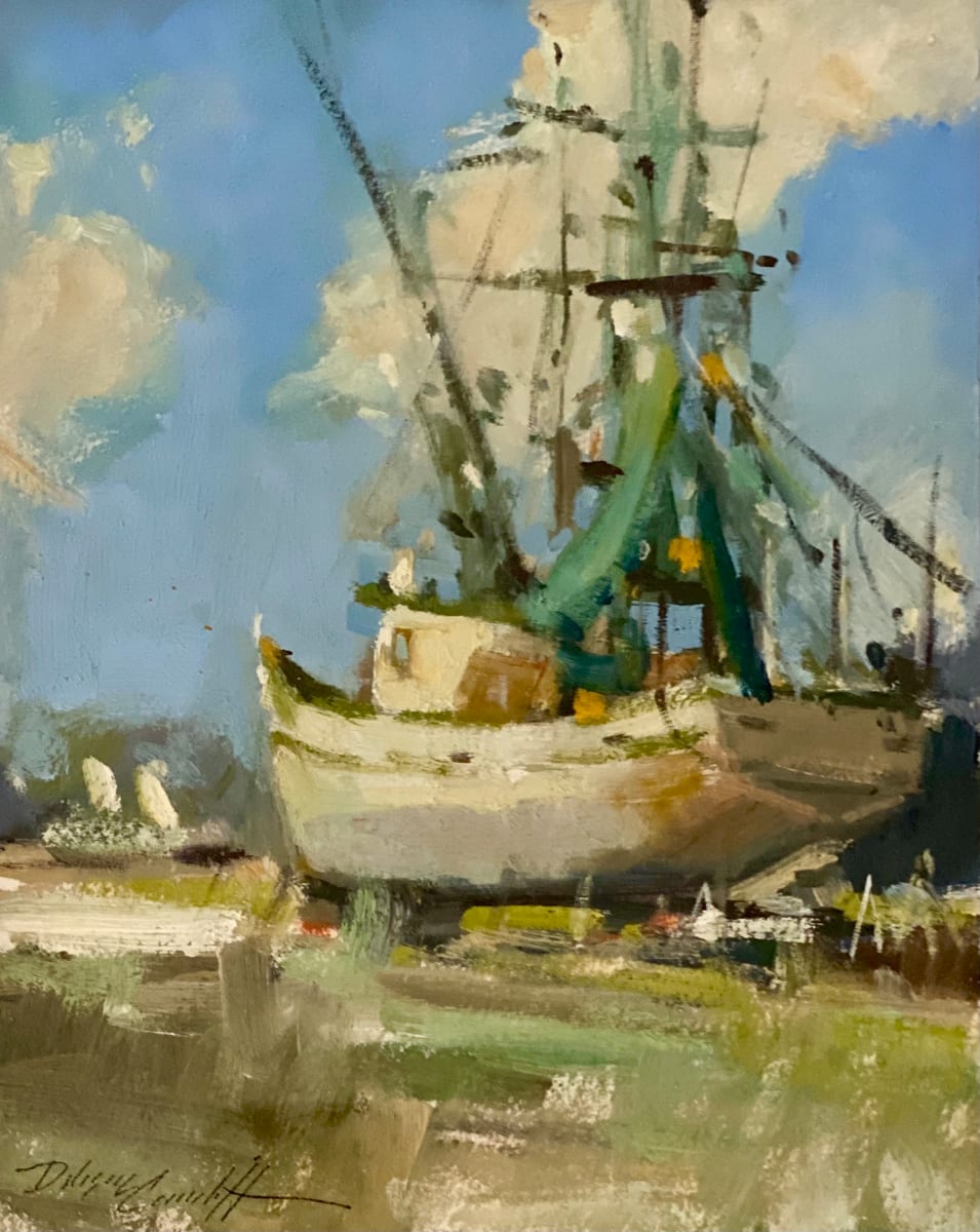 Apalachicola Shrimper by Katie Dobson Cundiff 