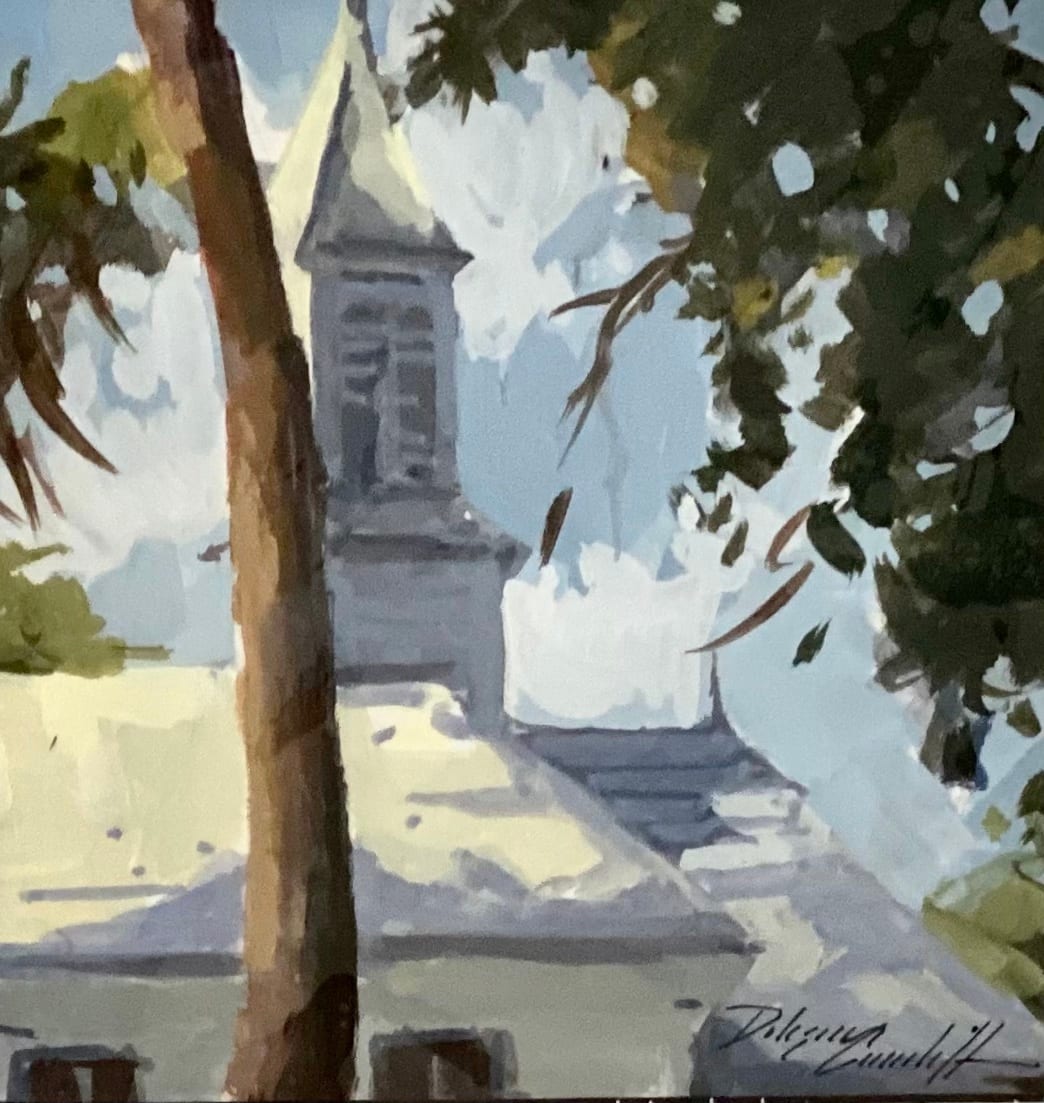 Church Steeple by Katie Dobson Cundiff 
