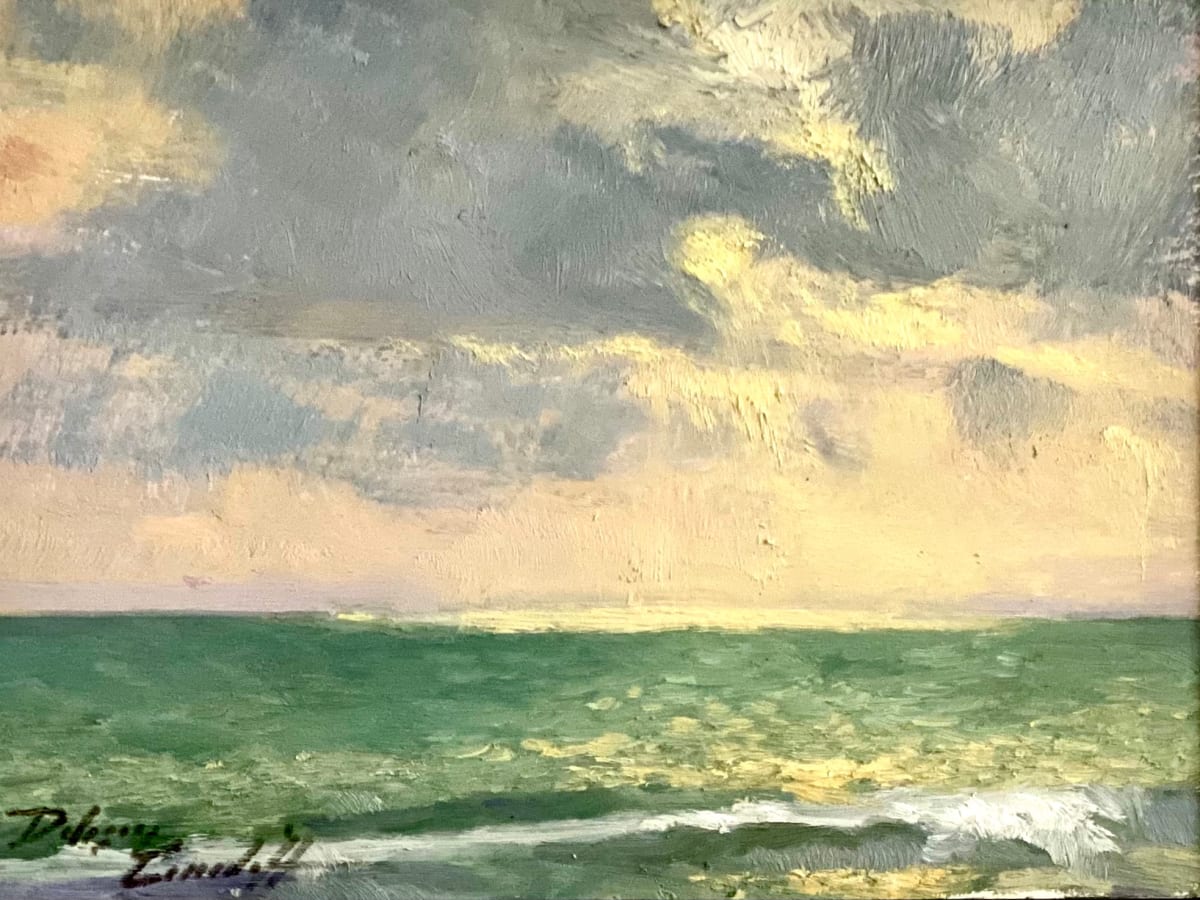 Clouds Over Green Sea by Katie Dobson Cundiff 