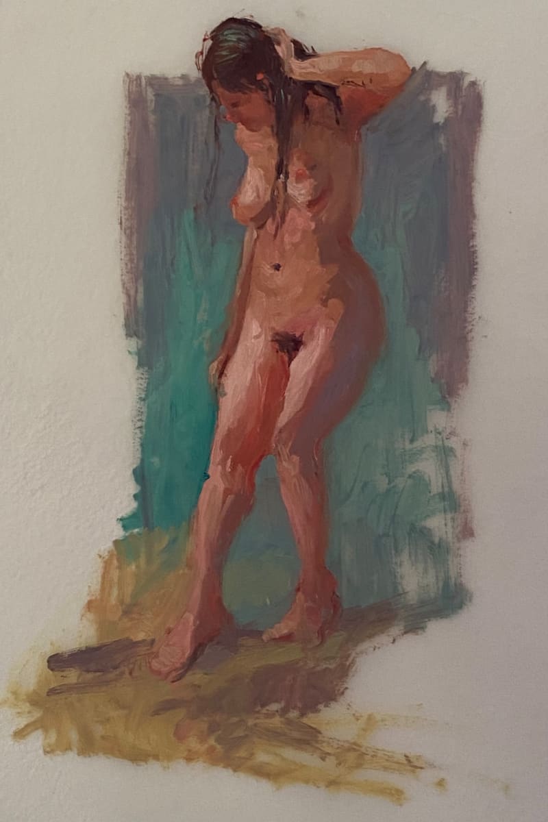 Female Standing Nude by Katie Dobson Cundiff 