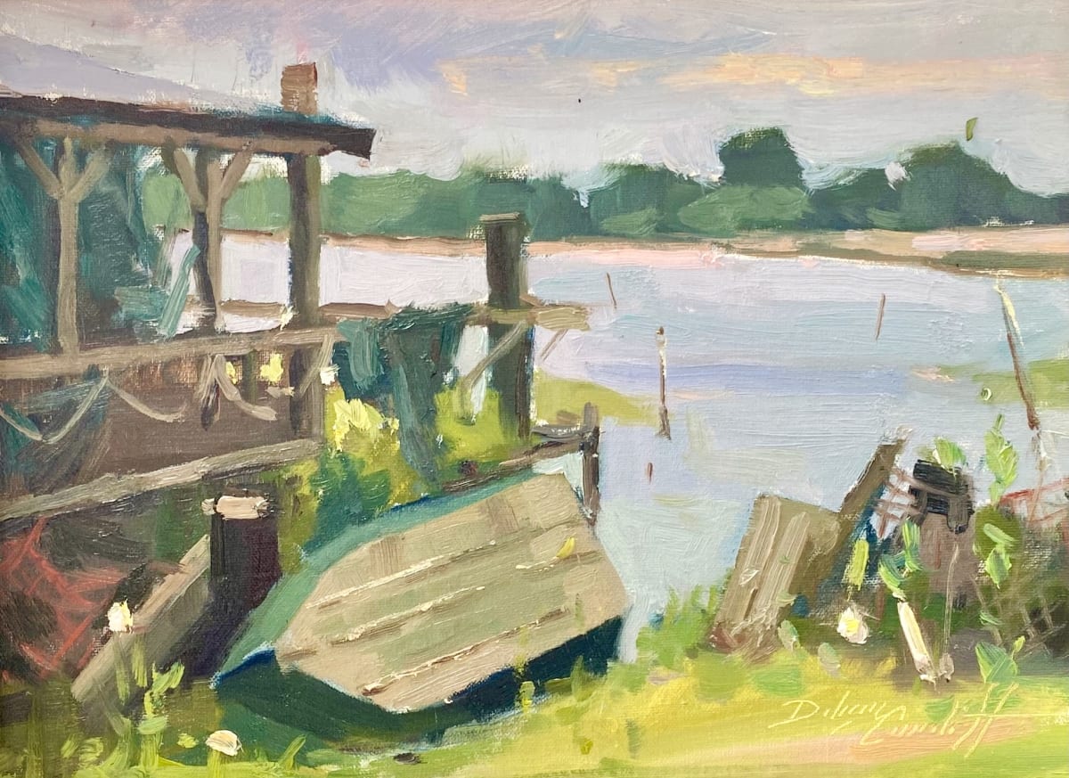 Fishing Shack by Katie Dobson Cundiff 