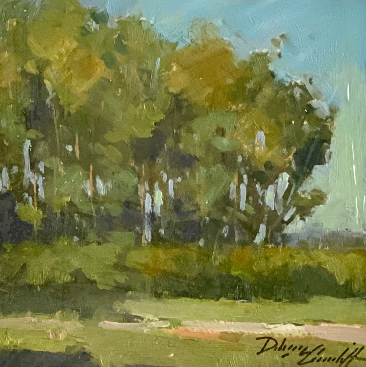French Countryside Trees by Katie Dobson Cundiff 