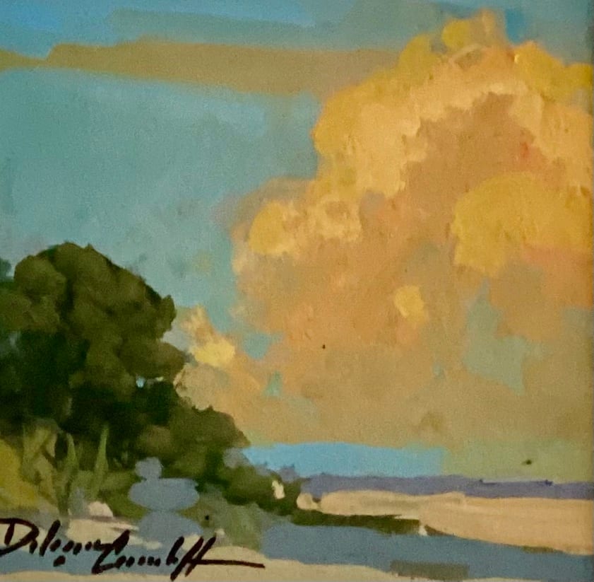 Golden Evening by Katie Dobson Cundiff 