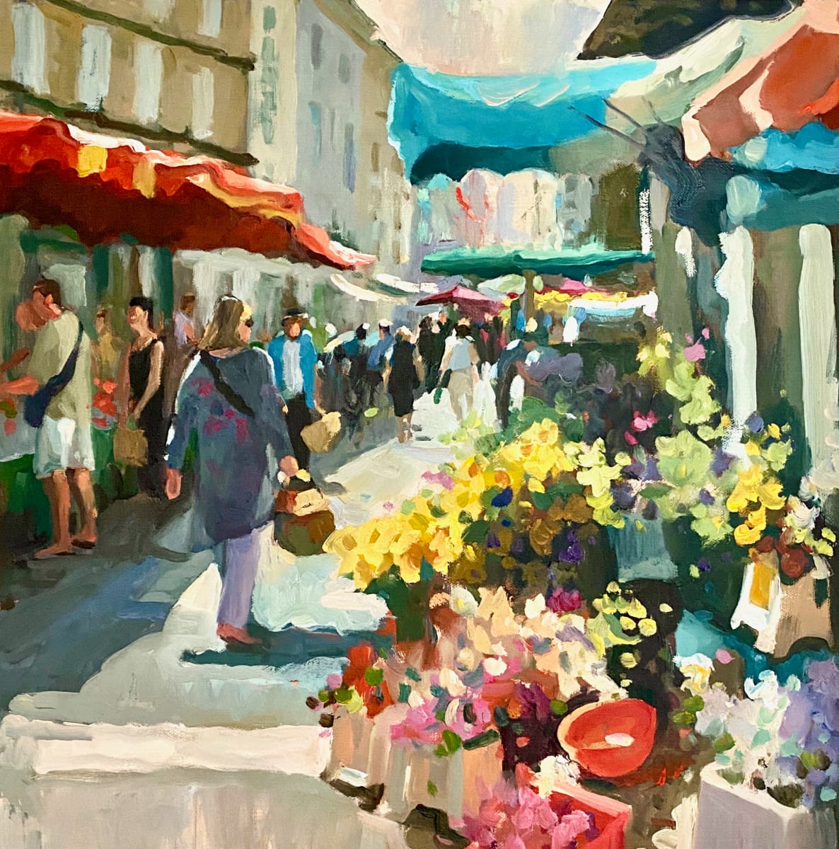 Market Street by Katie Dobson Cundiff  Image: Market Street in France