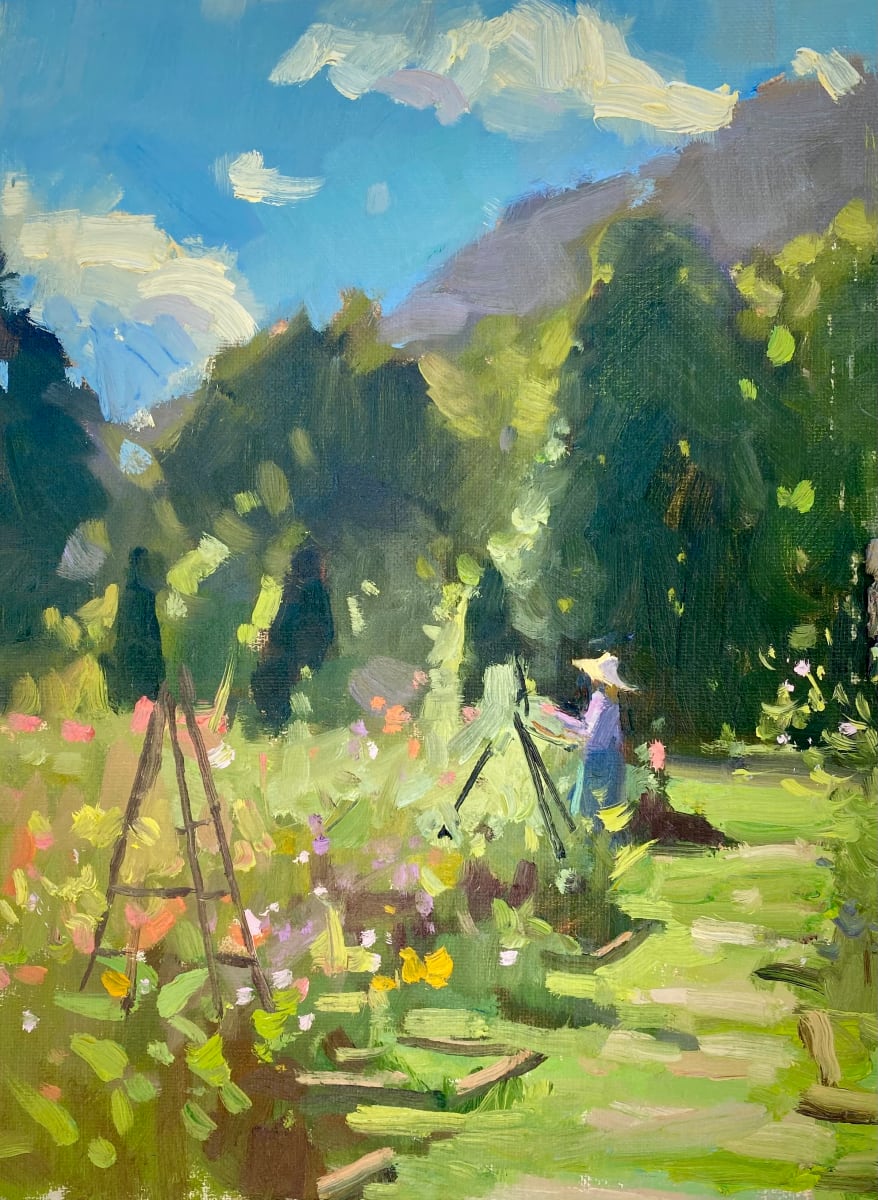 Mast Inn Garden by Katie Dobson Cundiff 