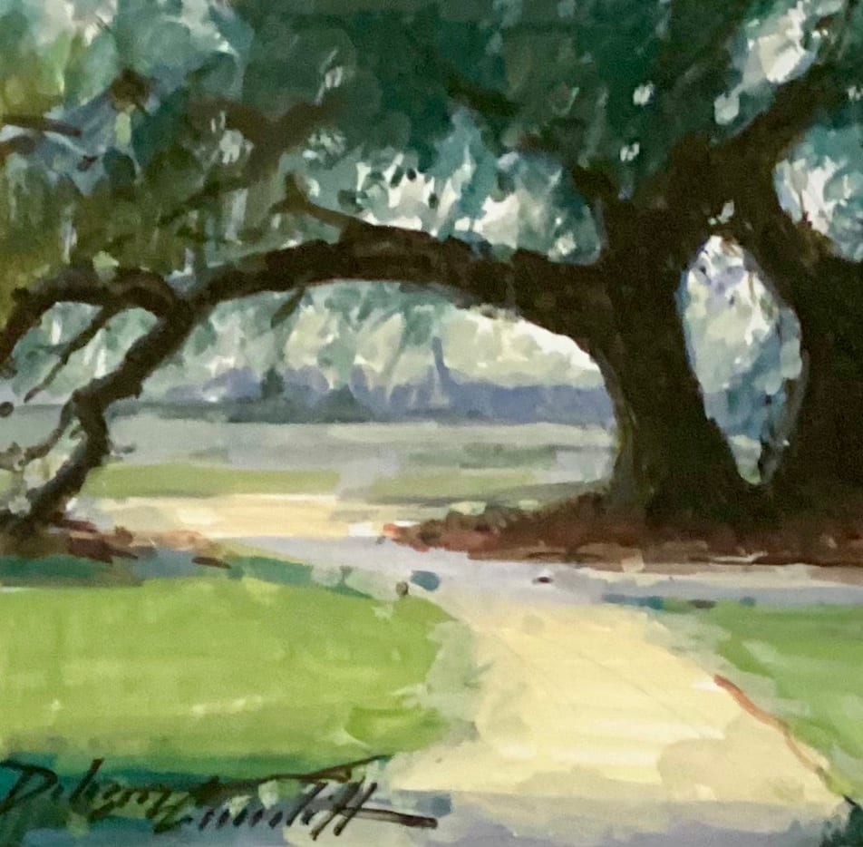 Path Through the Oaks by Katie Dobson Cundiff 