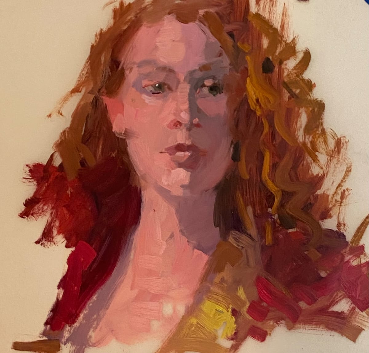 Red Haired Woman by Katie Dobson Cundiff 