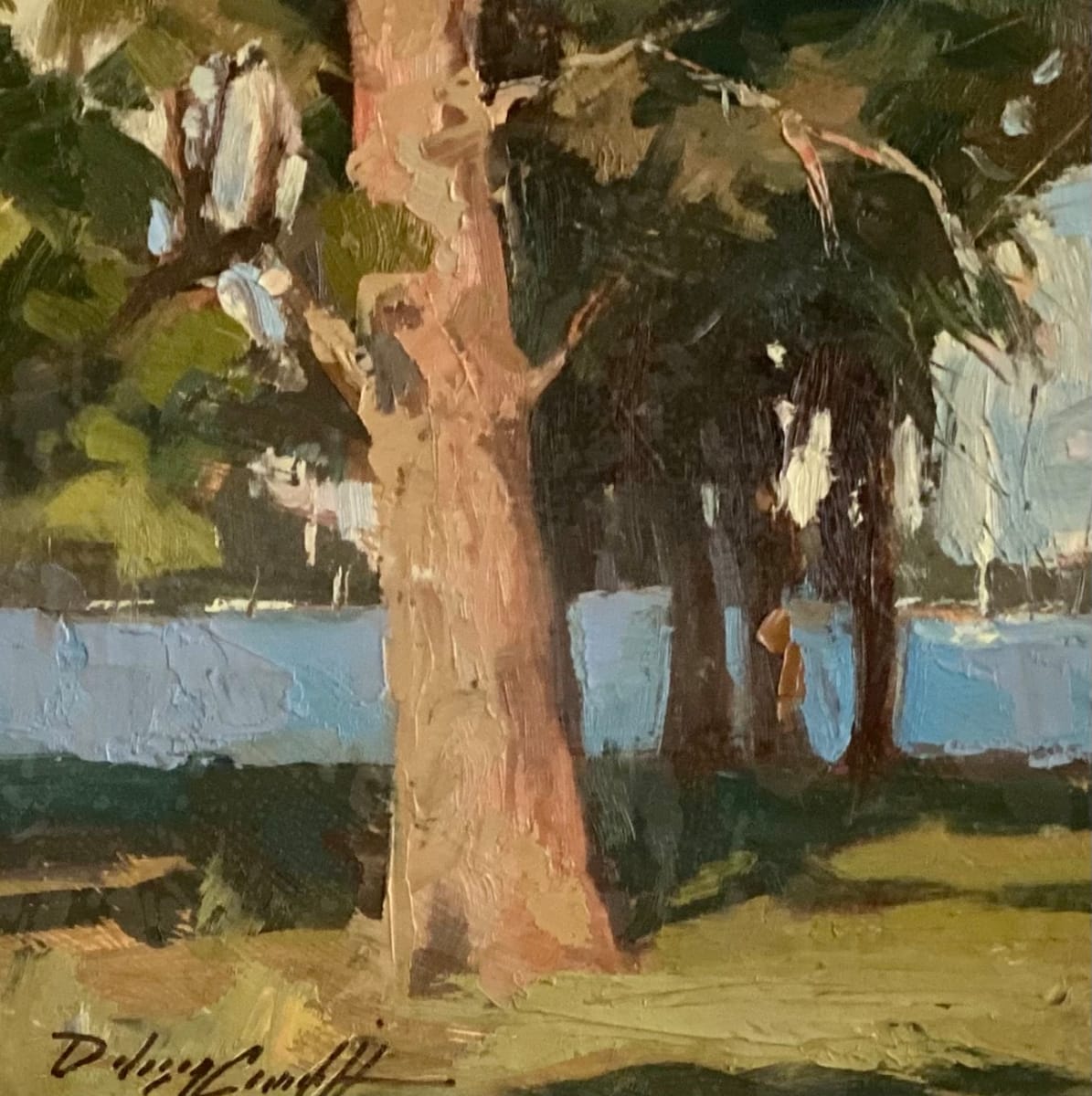 Sunlit Tree by Katie Dobson Cundiff 