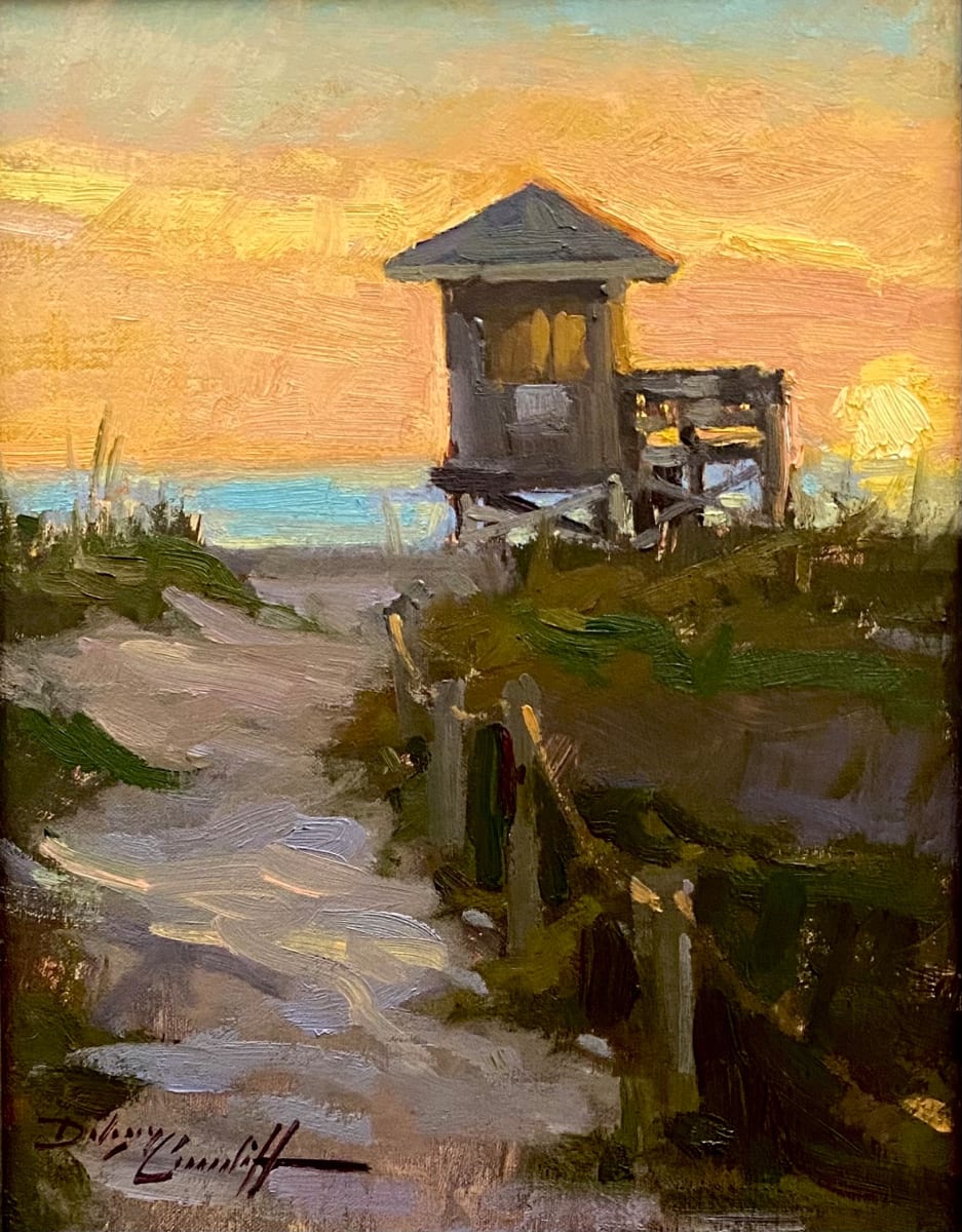 Sunset Venice Beach by Katie Dobson Cundiff 