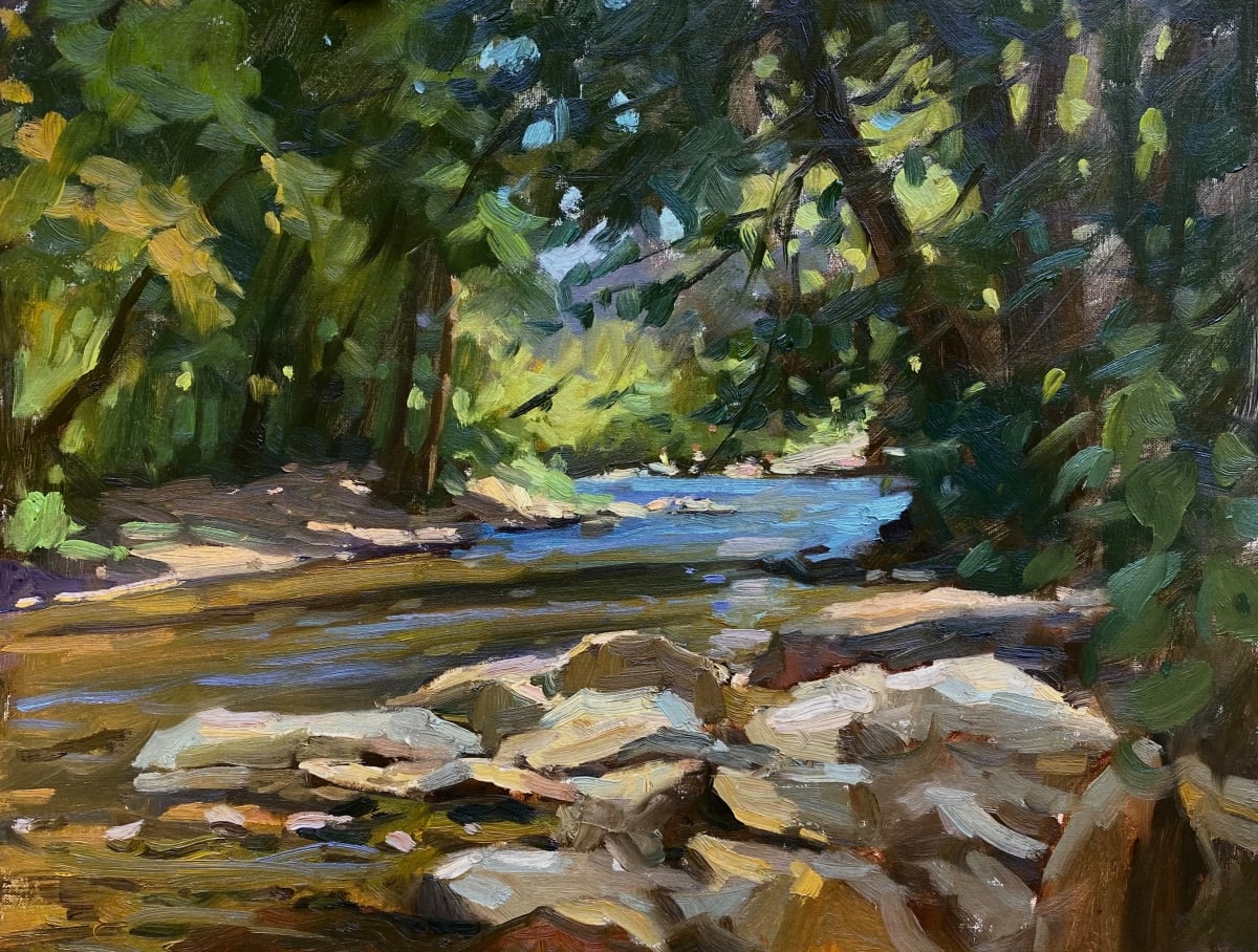 Watauga River Rocks by Katie Dobson Cundiff 