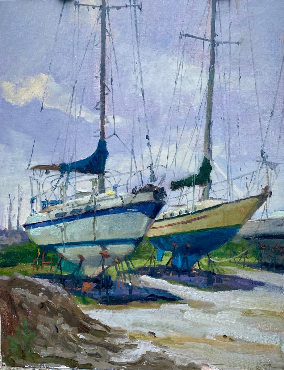 Duck Creek Marina by Katie Dobson Cundiff 