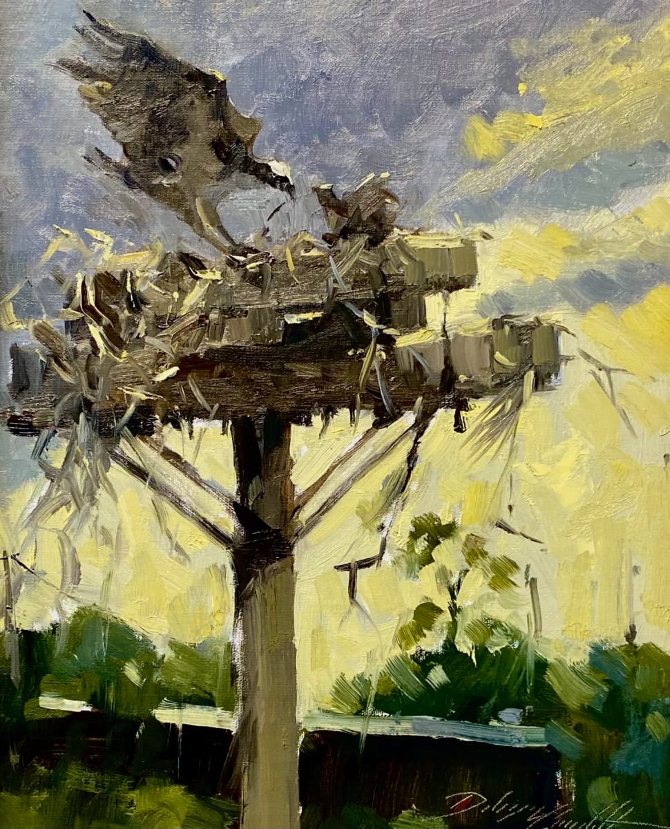 Osprey's Nest by Katie Dobson Cundiff  Image: Painted en plein air, Winter Park, FL