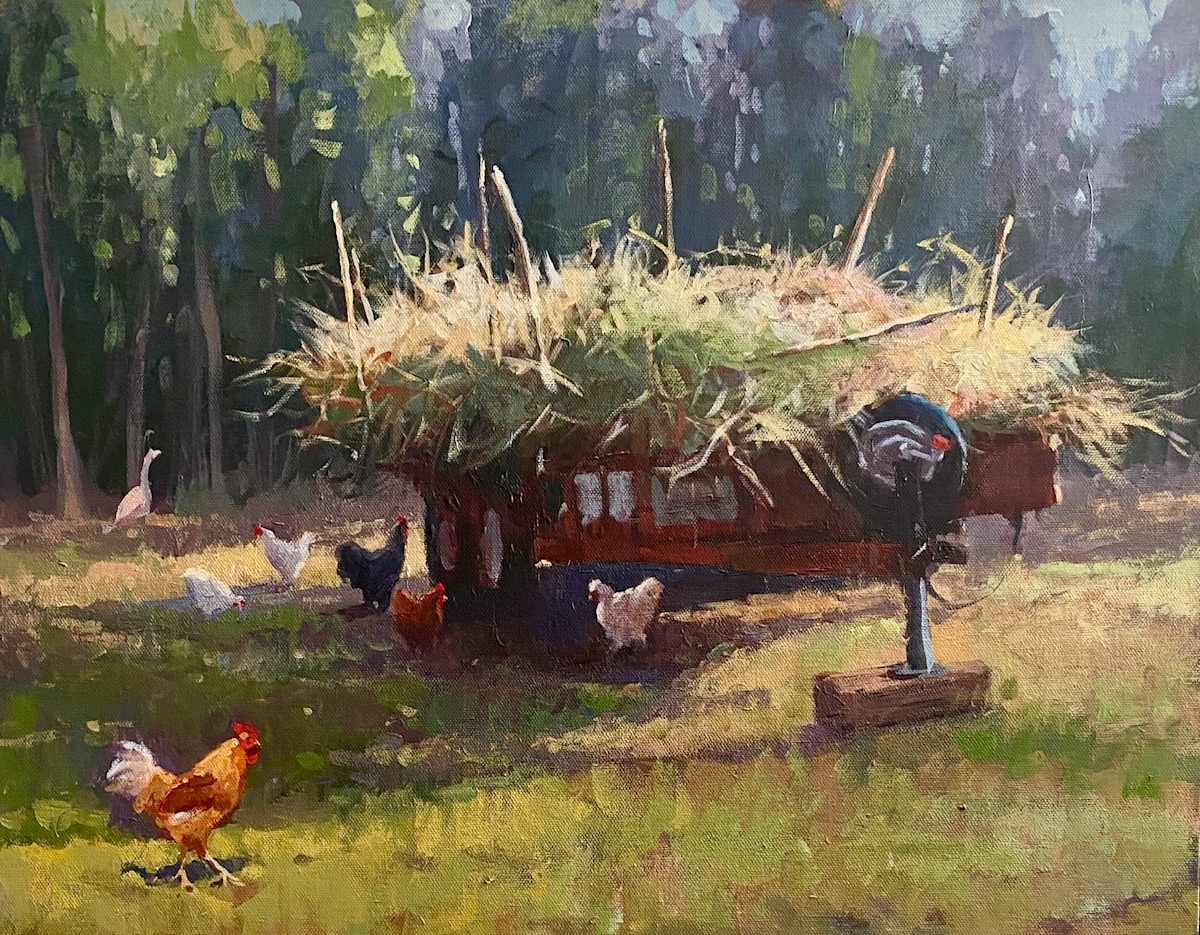 Bamboo and Bantams by Katie Dobson Cundiff, Image 1.