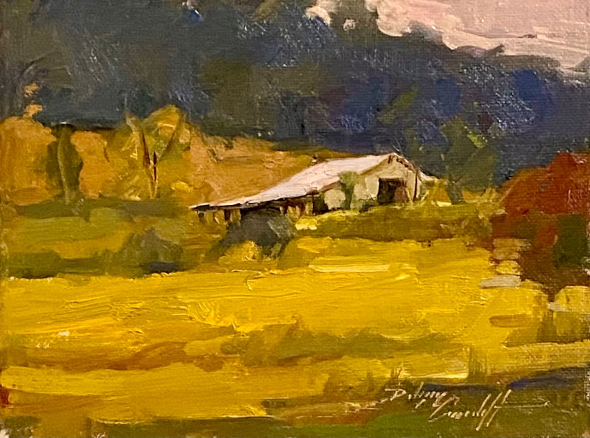 Yellow Fields by Katie Dobson Cundiff 
