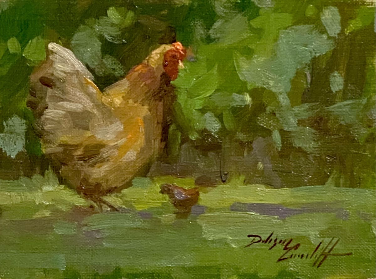Mother Hen by Katie Dobson Cundiff 